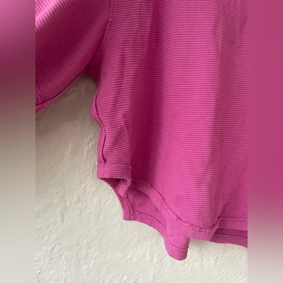 We The Free Total Eclipse Oversized Rib Knit Crew Neck Long Sleeve Top; size S - Picture 2 of 8